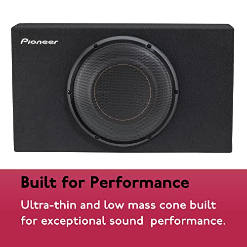 PIONEER TS-D10LB – Powerful 10” Pre-Loaded Subwoofer with Sealed Enclosure, 1300 Watts Peak Power, and Compact Design for Deep Bass Sound PIONEER TS-D10LB – Powerful 10” Pre-Loaded Subwoofer with Sealed Enclosure, 1300 Watts Peak Power, and Compact Design for Deep Bass Sound